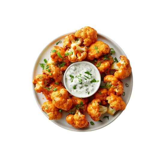 Hot & Garlic Cauliflower Wings