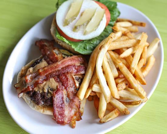 Peanut Butter and Bacon Burger