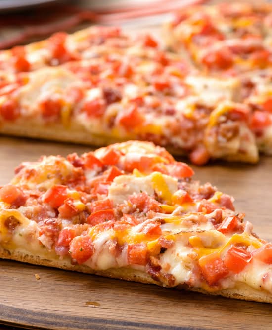 Chicken Bacon Ranch Pizza