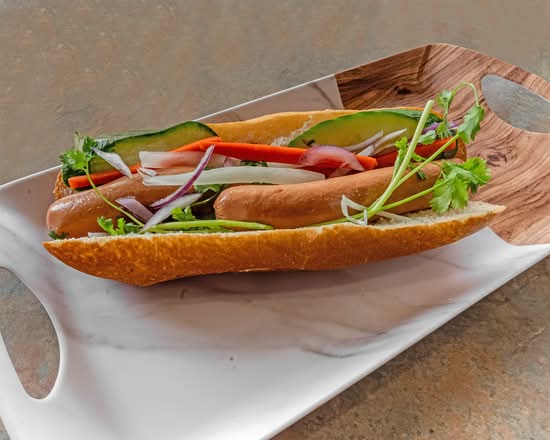 5. Pork Hot Dog Banh Mi