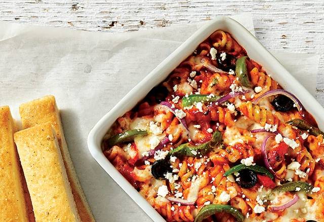 Large Mediterranean Vegetable with Breadsticks