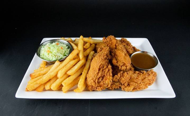 10 Filets de Poulet Frit / 10 Fried Chicken Stips