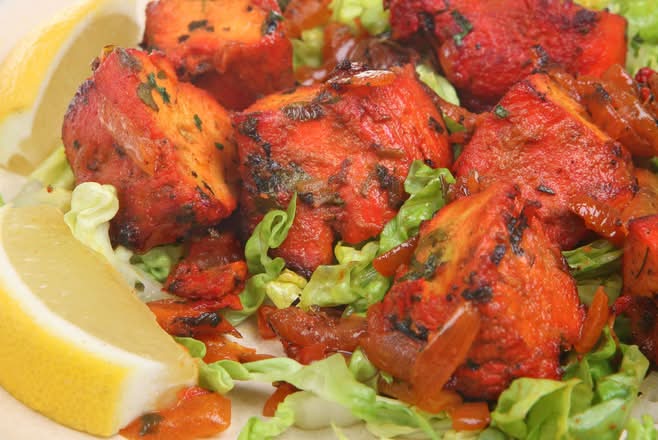 Chicken tikka dark meat