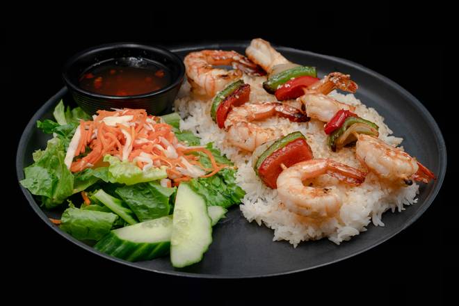 Brochettes de Crevettes / Shrimp Skewers