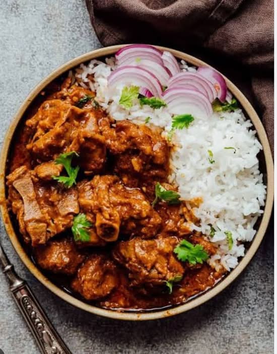 Lamb Curry with Rice