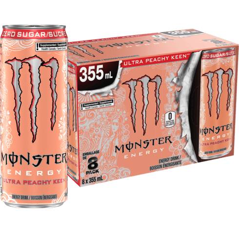 Monster Ultra Peachy Keen (8 Pack)