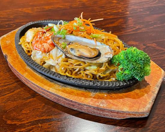 Seafood Yaki Soba Pan Fried Noodles