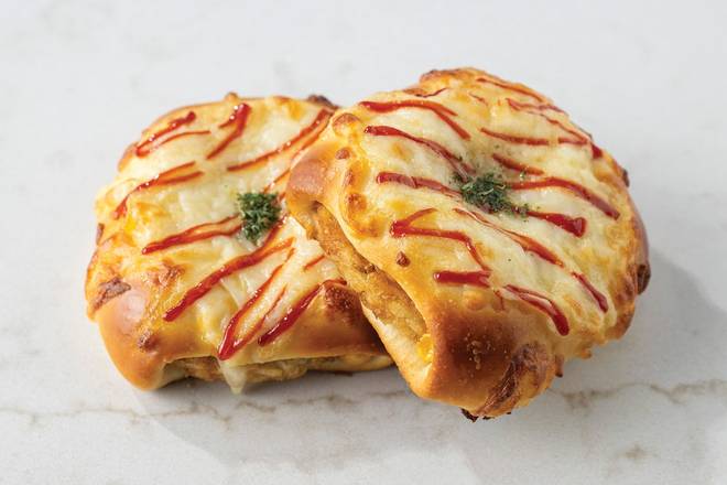 Hash Brown Bread with Ham & Cheese