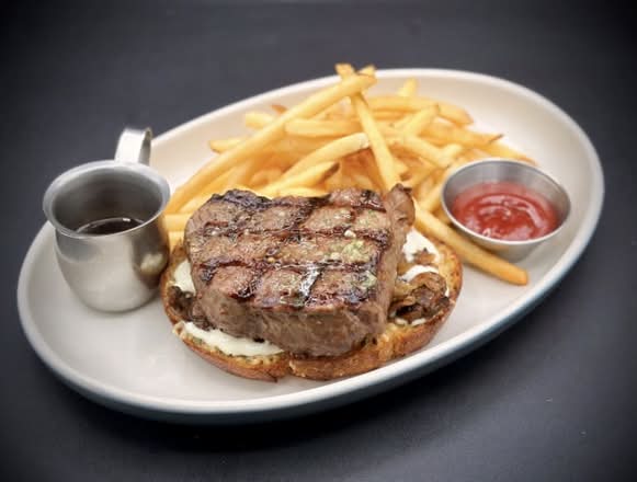 Open-Faced Steak Sandwich