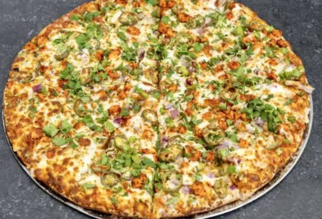 Butter Chicken Pizza
