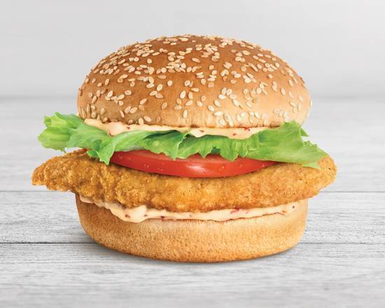 Burger au poulet habanero piquant / Spicy Habanero Chicken Burger