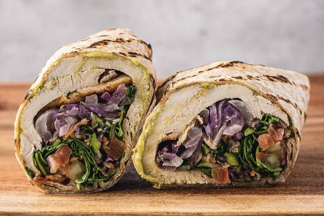 CHICKEN AVOCADO WRAP (halal)