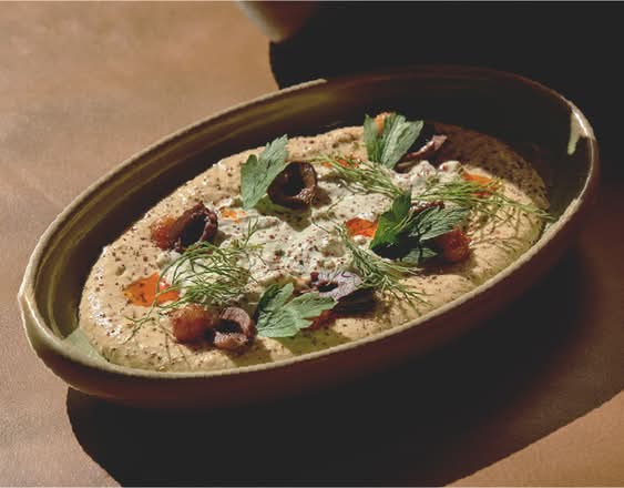 HUMMUS + TZATZIKI DIP
