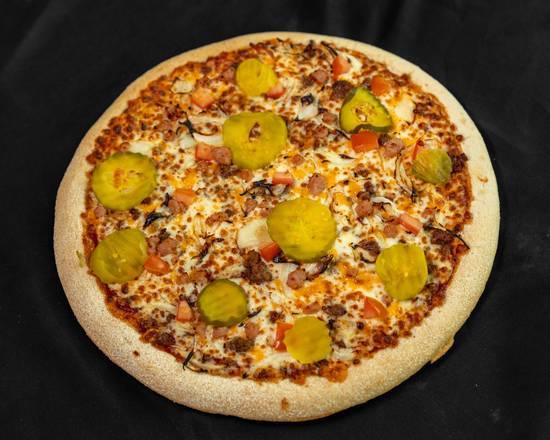 BBQ Cheeseburger Pizza