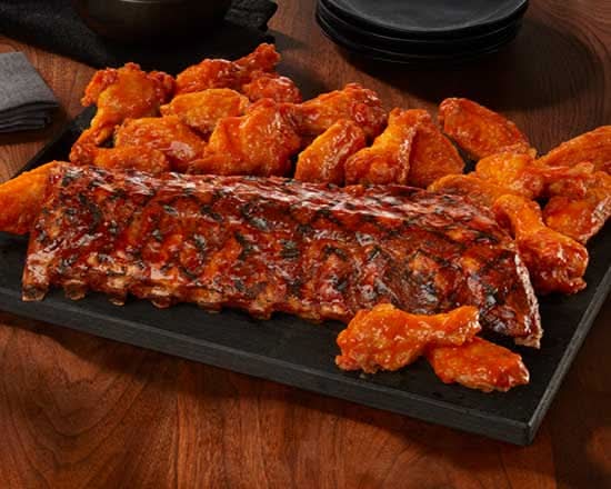 BBQ Back Ribs & Wings Party PAK Deluxe