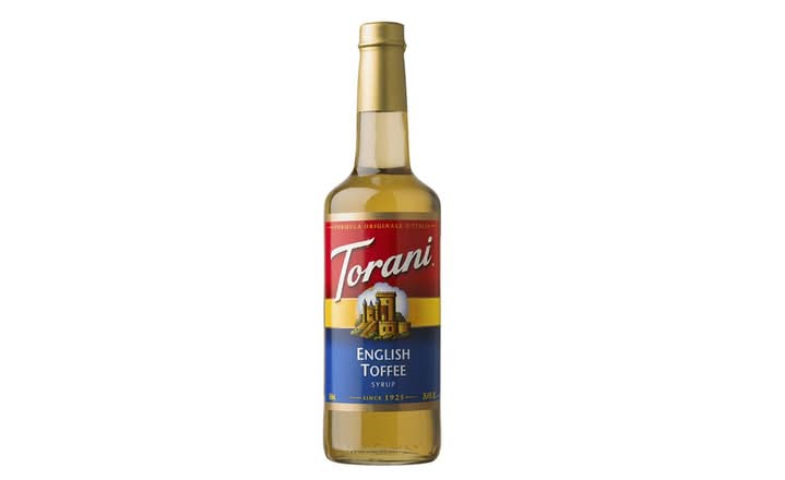 Torani English Toffee Syrup, 750ml