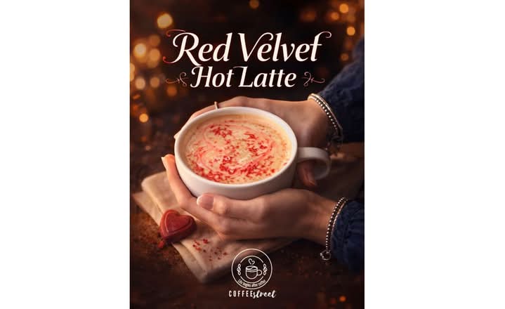 Red Velvet Hot Latte