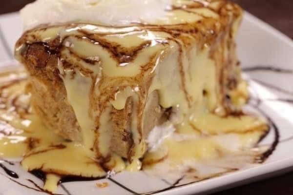 Our famous Bread Pudding with Custard
