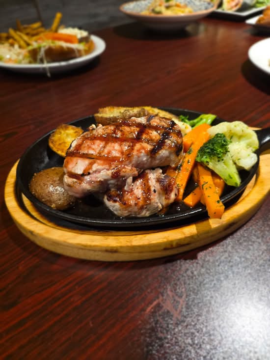 Cherry Gastrique Pork Chops