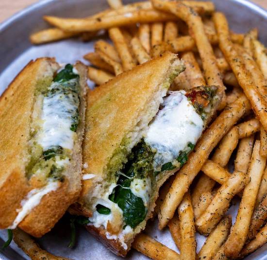 Pesto Grilled Cheese