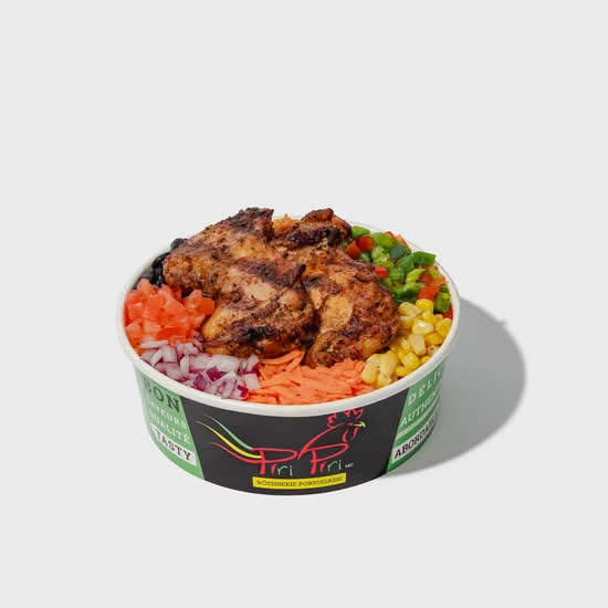 Piri bol Escalope de poulet (cuisse) / Chicken Escalope (Thigh) Piri Bowl