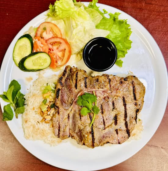 Côte de porc grillé