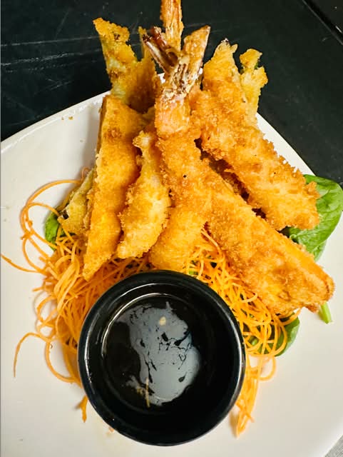 Crevettes tempura (5)