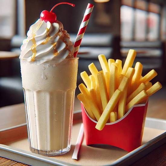 MILKSHAKE + LARGE FRIES COMBO