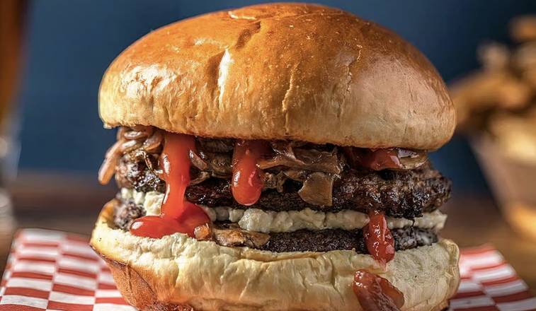 Blue Cheese & Onion Burger