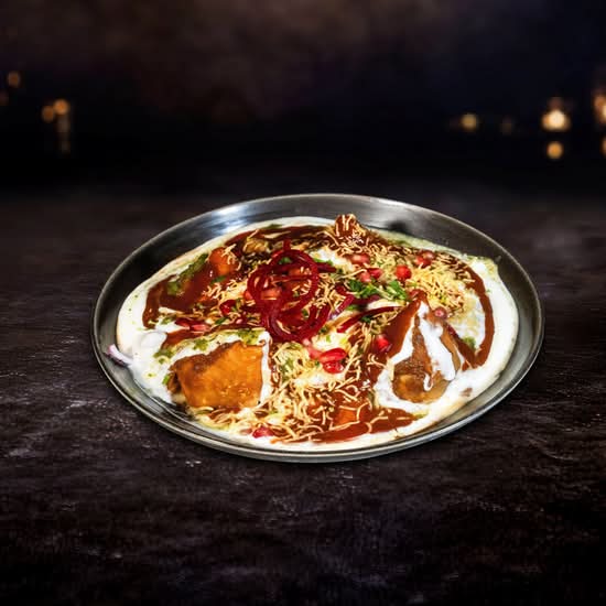 Channa Samosa Chaat