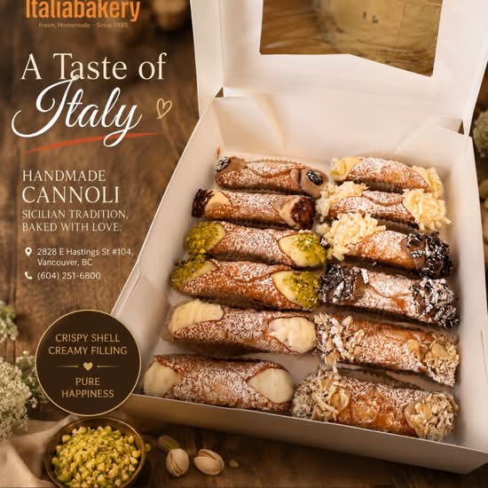 1 doz mini cannoli