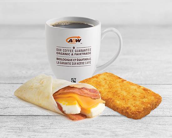 Combo Wrap Déjeuner / Breakfast Wrap Combo