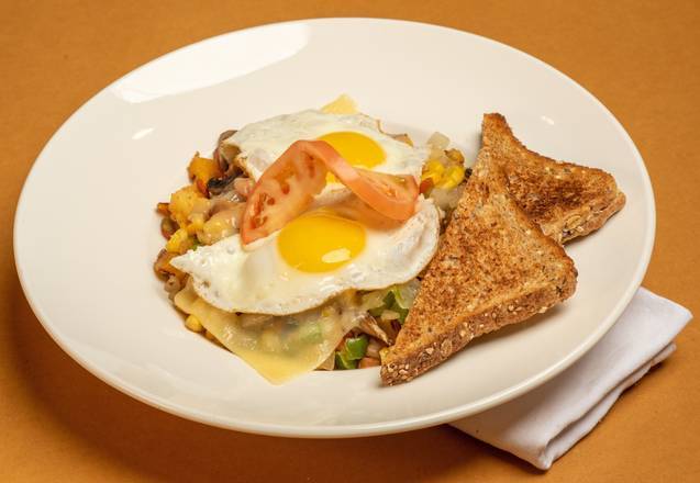Meat Lovers Hash-N-Eggs