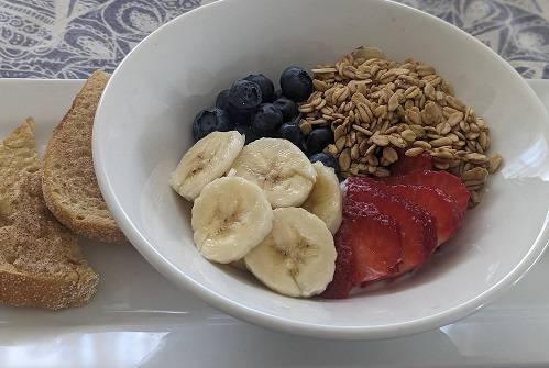 Yogurt Granola Fruit Bowl