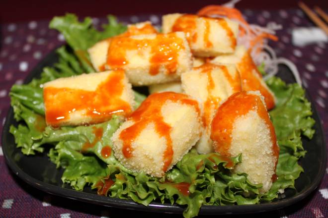 Spicy Agedashi Tofu