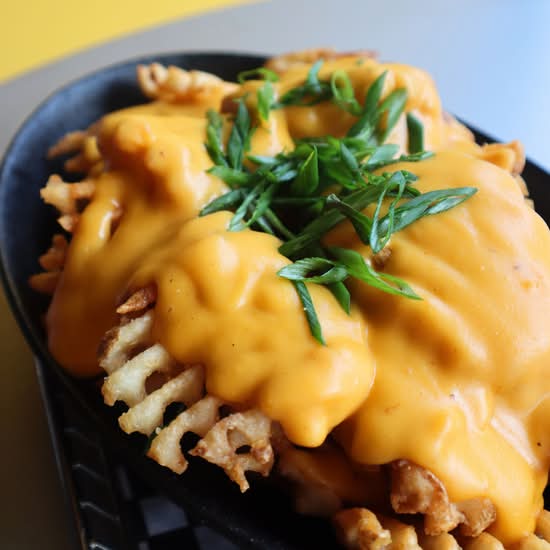 Side Cheese Fries Waffle