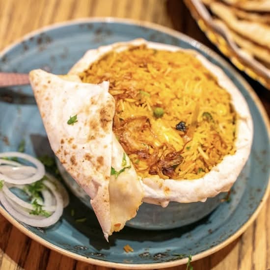 Jumbo Black Tiger Prawn Biryani