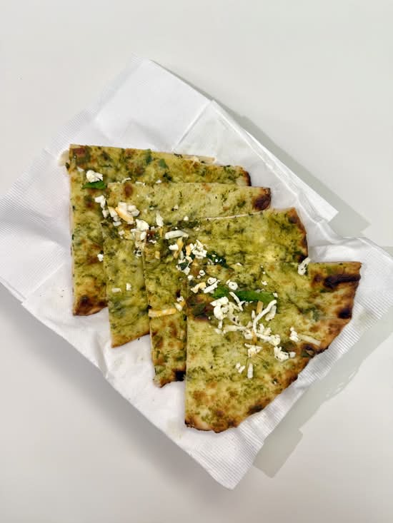 Herb and Cheese Naan