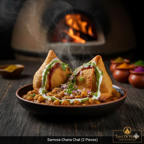 Samosa Chana Chat