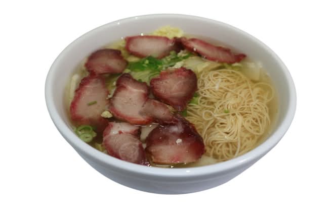 Bbq Pork Noodle Soup (Nouilles Avec Porc Bbq)