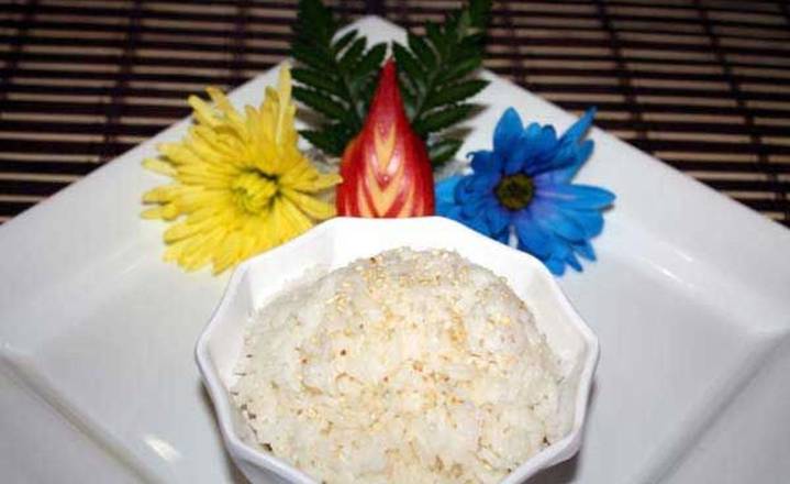 7. Steamed Rice