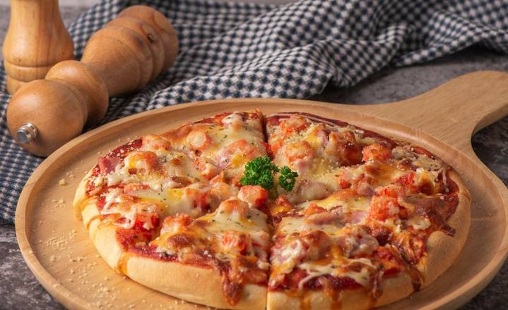 12" Pizza Fruits de mer / 12" Seafood Pizza