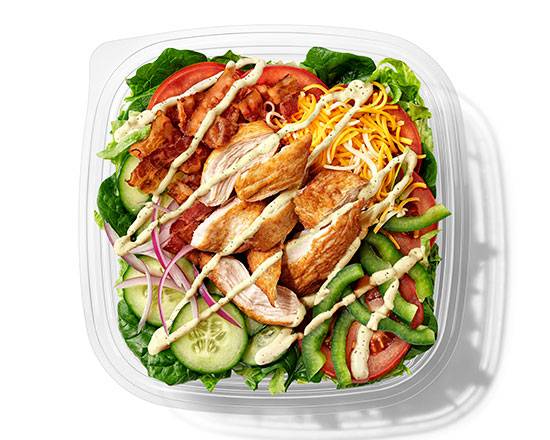Salade Poulet, bacon et ranch au poivre / Chicken Bacon & Peppercorn Ranch Salad
