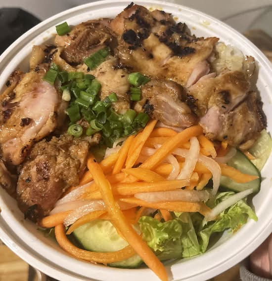 Lemongrass Chicken on Rice
