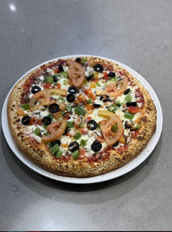 Small Four Seasons Veggie Pizza