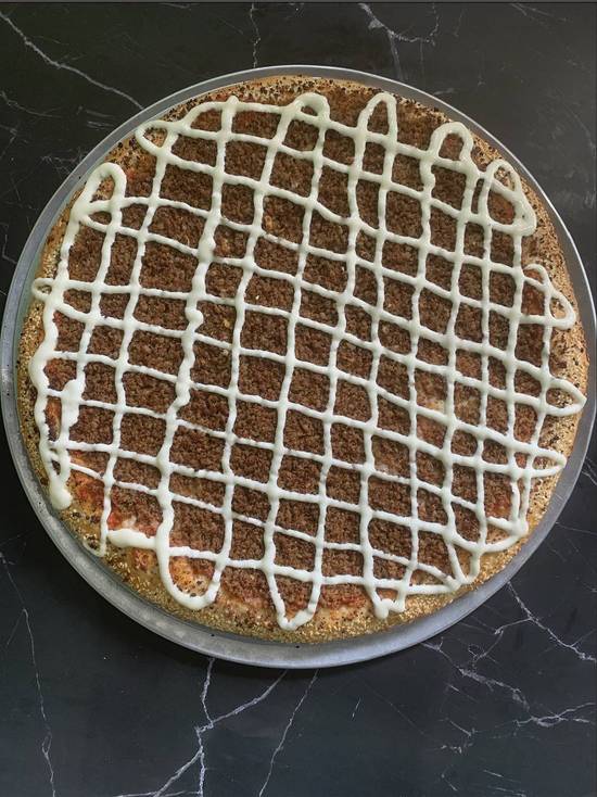 Small Beef Blue Cheese Pizza
