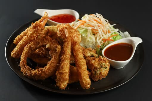 Crevettes tempura et légumes / Shrimp Tempura and Vegetables