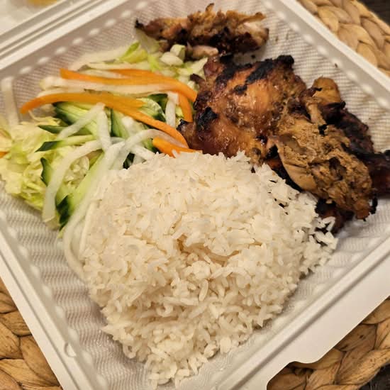 Grilled Chicken on rice