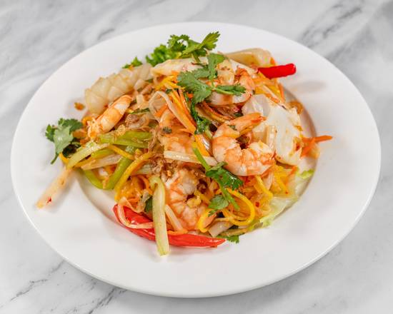 06 A. Vietnamese Lotus Root and Seafood Salad