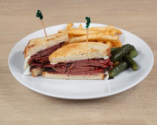 Montreal Smoked Brisket Sandwich
